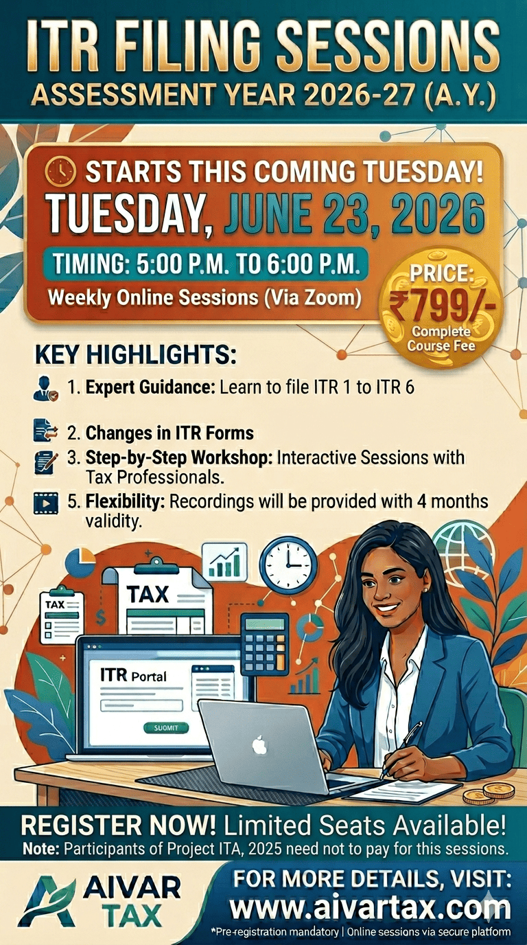 ITR Filing for A.Y. 2026-27